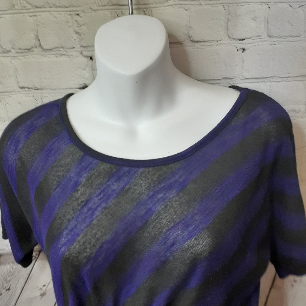 Black/purple top